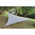 Saska Garden Triangular garden shade sail 3x3x2m gray Saska Garden Triangular garden shade sail 3x3x2m gray