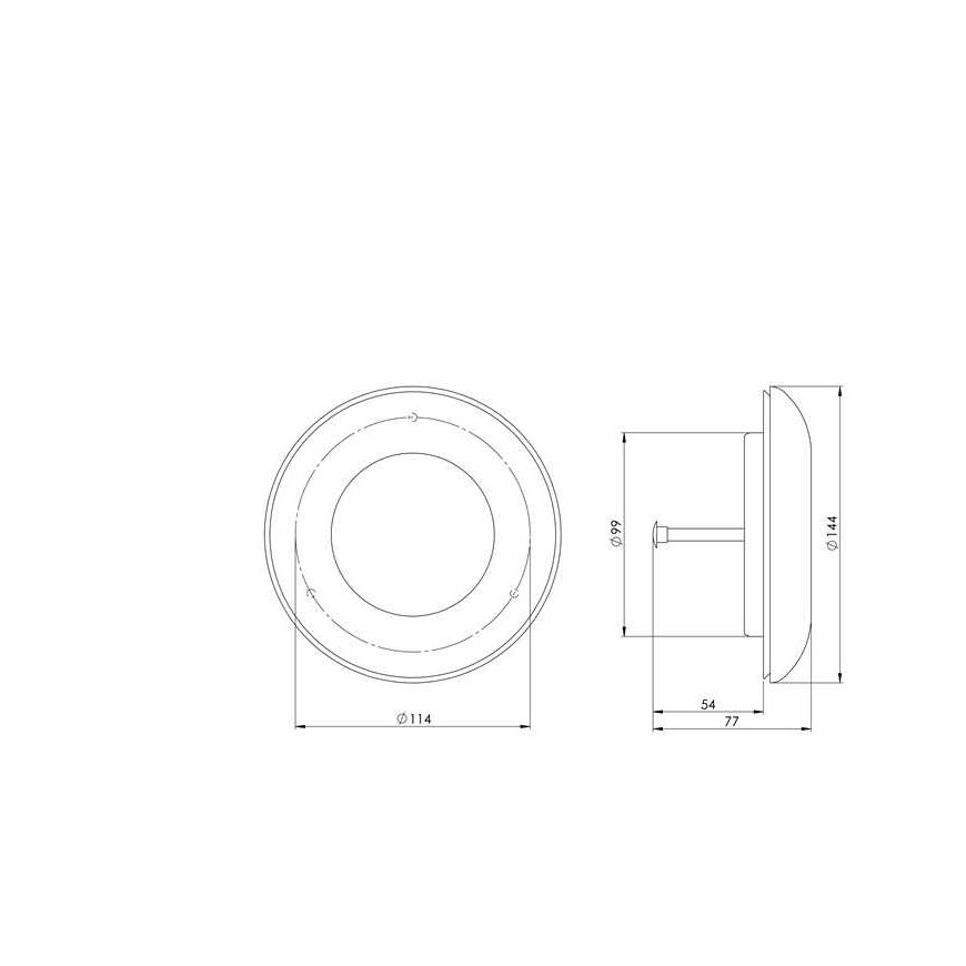 Diffuser EUROPLAST KD100, D100 – 2