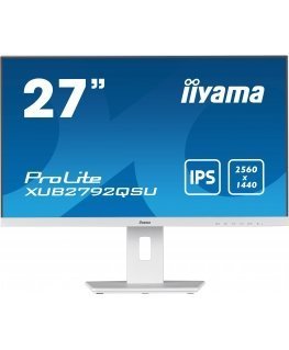 iiyama ProLite XUB2792QSU-W5 computer monitor 68.6 cm (27") 2560 x 1440 pixels Wide Quad HD LED White