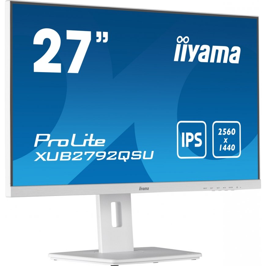 iiyama ProLite XUB2792QSU-W5 computer monitor 68.6 cm (27") 2560 x 1440 pixels Wide Quad HD LED Whit – 3