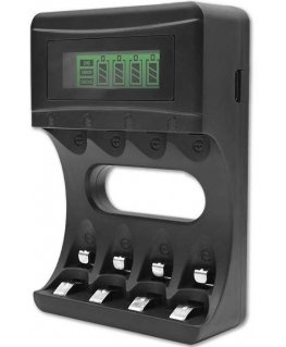 Qoltec Charger for batteries ni-mh typu r03/aaa r6/aa | 1800