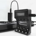 Qoltec Charger for batteries ni-mh typu r03/aaa r6/aa | 1800 Qoltec Charger for batteries ni-mh typu r03/aaa r6/aa | 1800