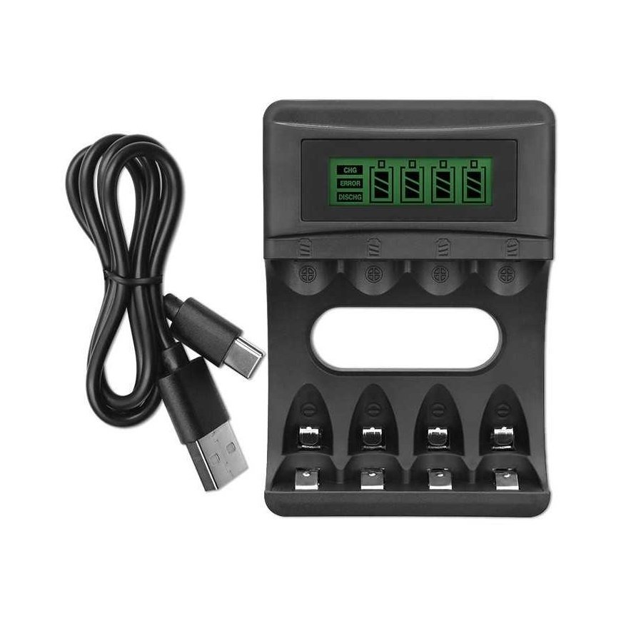 Qoltec Charger for batteries ni-mh typu r03/aaa r6/aa | 1800 – 3