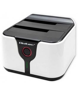 Stationary computer Qoltec Docking station for drives hdd ssd 2.5" 3.5" | sata iii | usb 3.0 | super speed 5gb/s | with offline 