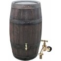 Prosperplast RAINWATER TANK BARKINE BARREL 250L UMBRA WOOD Prosperplast RAINWATER TANK BARKINE BARREL 250L UMBRA WOOD