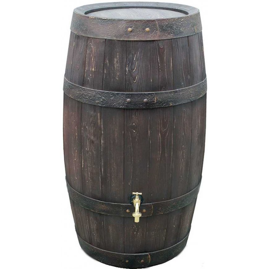 Prosperplast RAINWATER TANK BARKINE BARREL 250L UMBRA WOOD – 2