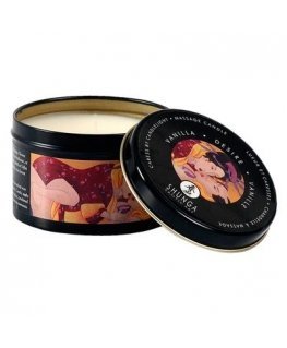 Shunga Massage oil-candle "Passion and vanilla" (200ml)