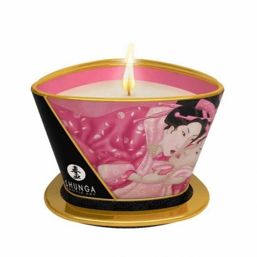 Shunga Massage oil-candle "Passion and vanilla" (200ml) – 2