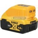 Battery adapter Ahlio suitable for DeWalt 12-18V - USB (x2) suitable for charging phone batteries Battery adapter Ahlio suitable for DeWalt 12-18V - USB (x2) suitable for charging phone batteries