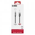 SBS TEADAPTJACKTYCK mobile phone cable Black 0.15 m USB C 3.5mm SBS TEADAPTJACKTYCK mobile phone cable Black 0.15 m USB C 3.5mm