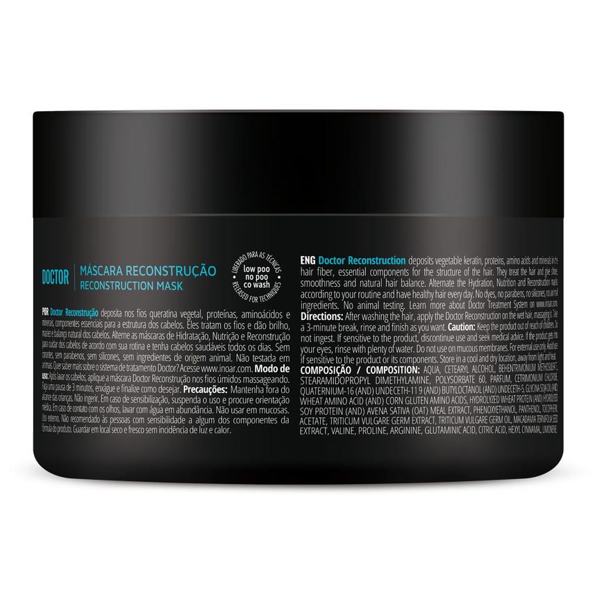 INOAR Doctor Reconstruction Mask - reconstructive mask 250 g – 2