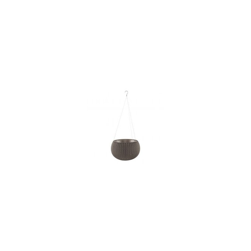 Flowerpot Cozy S With Hanging Set brown