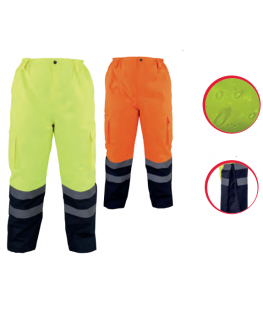 Lahti Pro winter pants with warning belt size XL yellow (L4100204)
