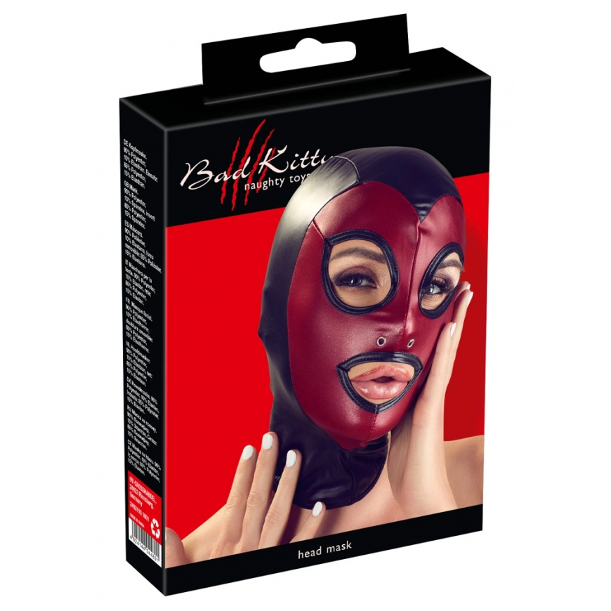 Bad Kitty - Red Mask With Hole For Eyes And Mouth – 2