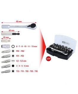 KS Tools 911.2010 screwdriver bit 24 pc(s)