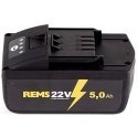 Battery REMS 22V 5.0Ah Li-ion Battery REMS 22V 5.0Ah Li-ion