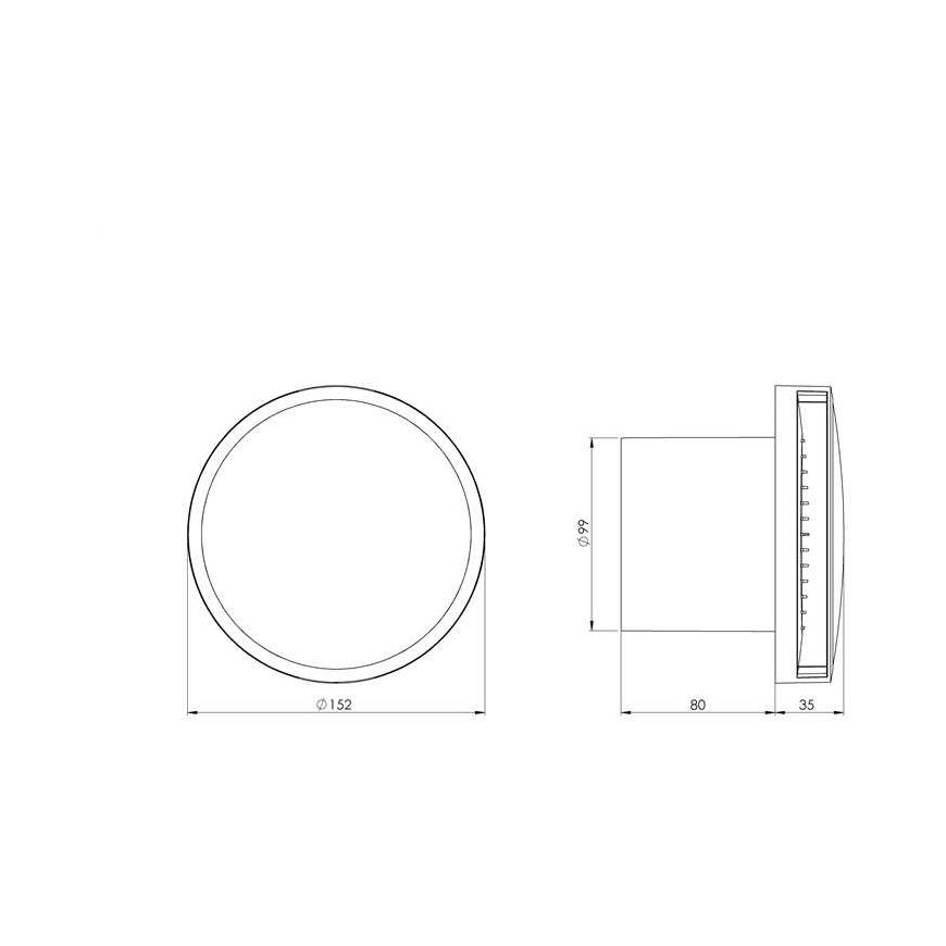 Ištraukiamasis ventiliatorius EUROPLAST EAT100A – 2