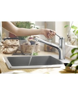 Hansgrohe Zesis M33 Single lever Kitch.Mix.150 2jet pull-o spray