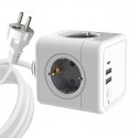 Microconnect MC-CUBE015USBC elektros tinklo ilgintuvas 1,5 m 4 AC išvestis(ys / čių) Vidaus Balta