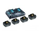 Makita 199483-0 elektrinio įrankio baterija arba įkroviklis Akumuliatoriaus ir įkroviklio rinkinys