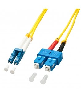 Lindy 47475 InfiniBand ja kiudoptilised kaablid 15 m LC SC Kollane