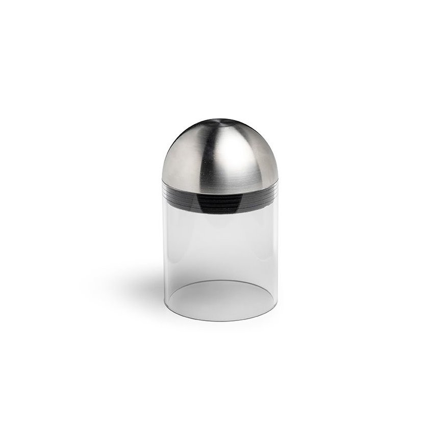 höfats GRAVITY CANDLE M90 svečturis Stikls, Metāls Nerūsējošs tērauds, Caurspīdīgs – 2