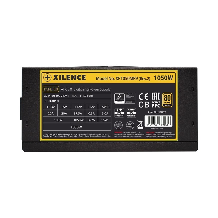 Xilence XP1050MR9.2 barošanas avotu vienība 1050 W 20+4 pin ATX ATX – 3