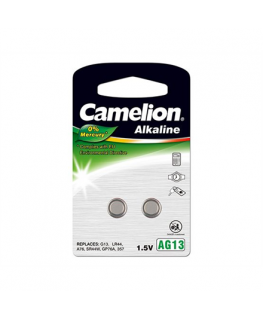 Camelion AG13/LR44/357, Alkaline Buttoncell, 2