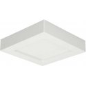 Orno LETI LED 12W, downlight, surface-mounted, square, 860lm, 4000K, white, built-in LED power source