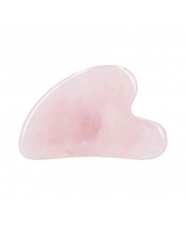 Ilu Gua Sha stone for massage Rose quartz 1pc