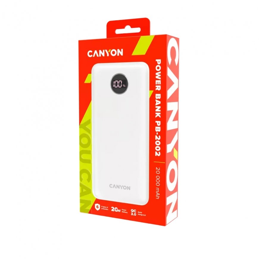 Canyon PB-2002 20000 mAh Valkoinen – 4
