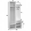 Topeshop GAR DUO BIEL entryway cabinet Topeshop GAR DUO BIEL entryway cabinet