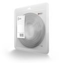 Lindy 3m Cat.6 U/UTP Flat Network Cable, Grey