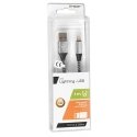Tracer TRAKBK46268 lightning cable 1 m Black, Silver Tracer TRAKBK46268 lightning cable 1 m Black, Silver