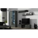 Cama display cabinet SOHO S6 2D2S grey/grey gloss Cama display cabinet SOHO S6 2D2S grey/grey gloss