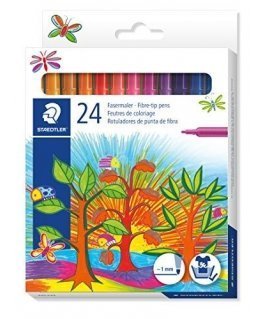 Marker pens STAEDTLER Noris Club, 24 refills