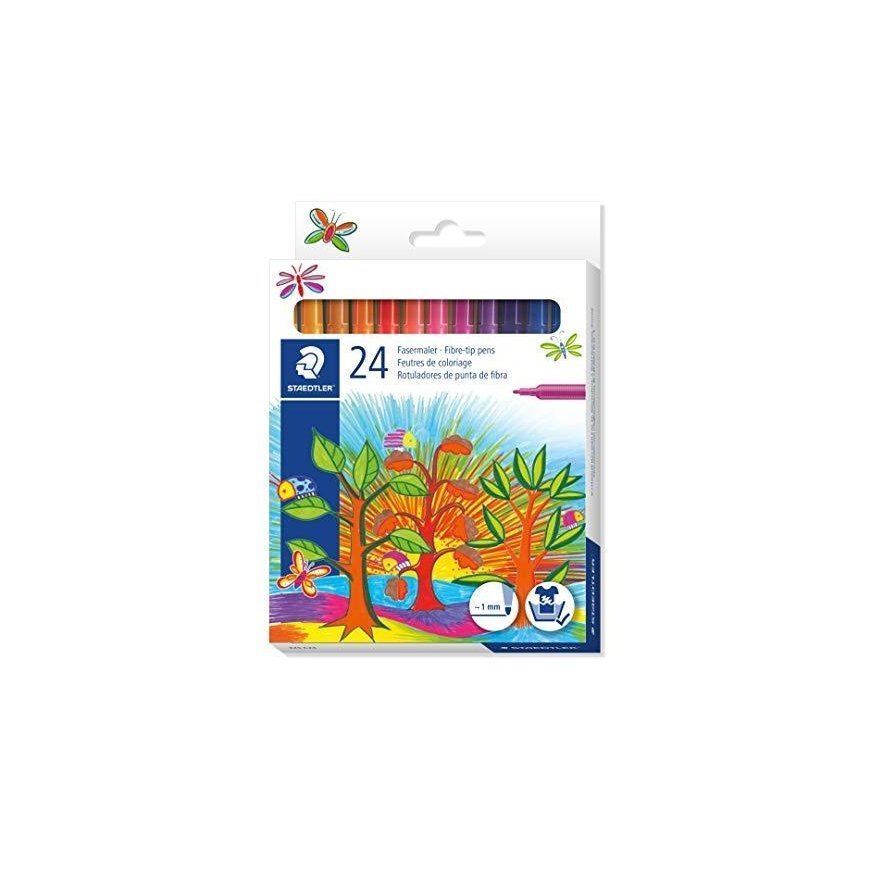 Flomasteriai STAEDTLER Noris Club, 24 splavų
