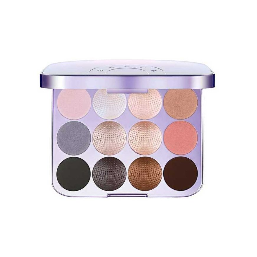 Becca, Pearl Glow Shimmering, Shimmering, Eye Palette, 12 Shades, 3.3 g