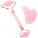 Pink Gua Sha Stone Pink Massager Set Pink Gua Sha Stone Pink Massager Set