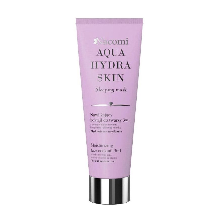 Nacomi Moisturizing veido kokteilis 3in1 Aqua hydra skin 85ml – 2