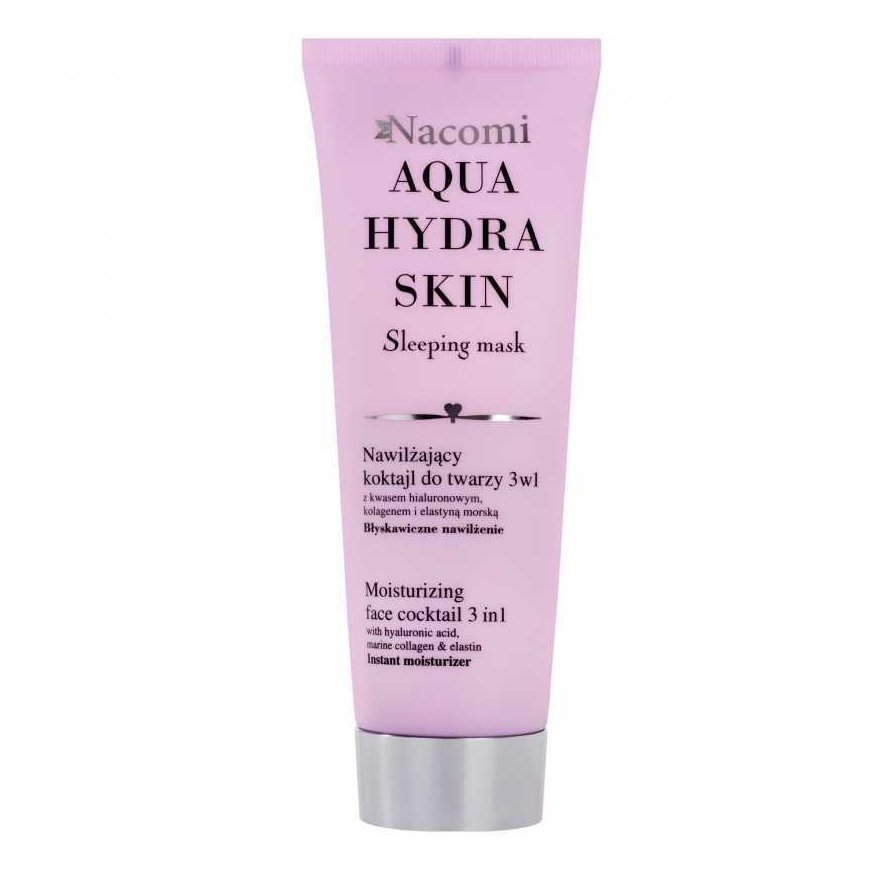 Nacomi Moisturizing veido kokteilis 3in1 Aqua hydra skin 85ml – 3