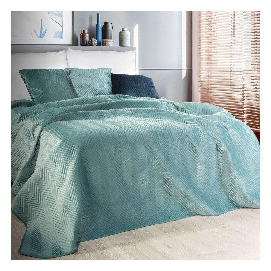 Eurofirany CHON / SOFIA / MINT 230X260 MINT Bedspread