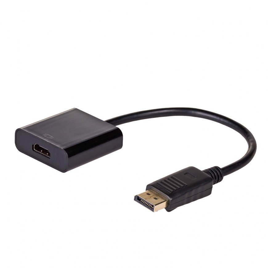Akyga AK-AD-11 видео кабель адаптер 0,15 m HDMI Тип A (Стандарт) DisplayPort Черный