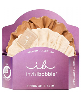 Invisibobble Sprunchie Slim Premium Creme de Caramel - Hair elastic ( 2 pcs )