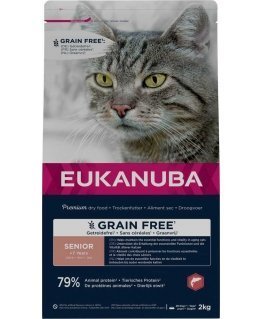 Eukanuba Euk Cat Senior Grainfree salmon 2kg
