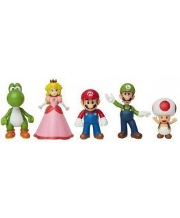 Jakks Pacific Figūrų rinkinys Super Mario Mario and his Friends 5 Dalys