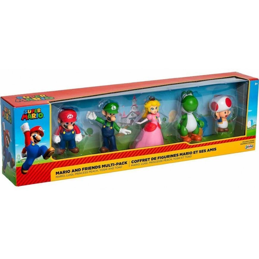 Jakks Pacific Figūrų rinkinys Super Mario Mario and his Friends 5 Dalys – 3