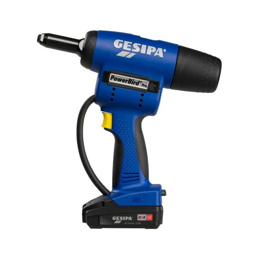 Cordless riveter GESIPA PowerBird PRO CAS 1x2Ah/18V