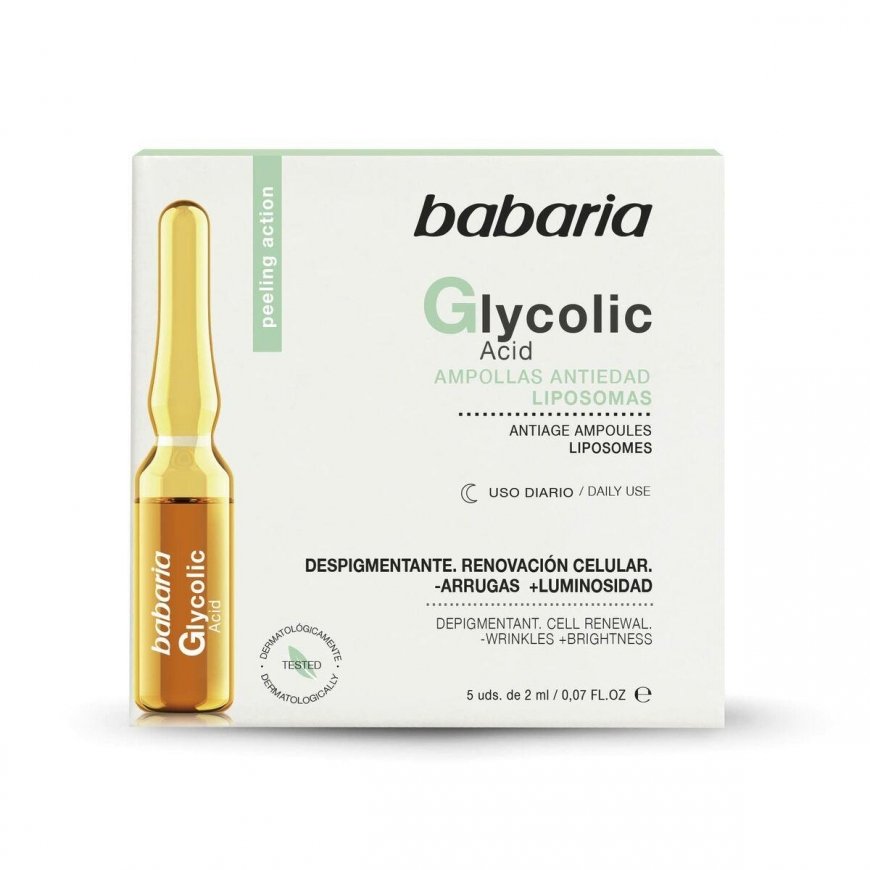 Babaria Glycolic Acid Renovación Celular Ampollas 5 X 2ml