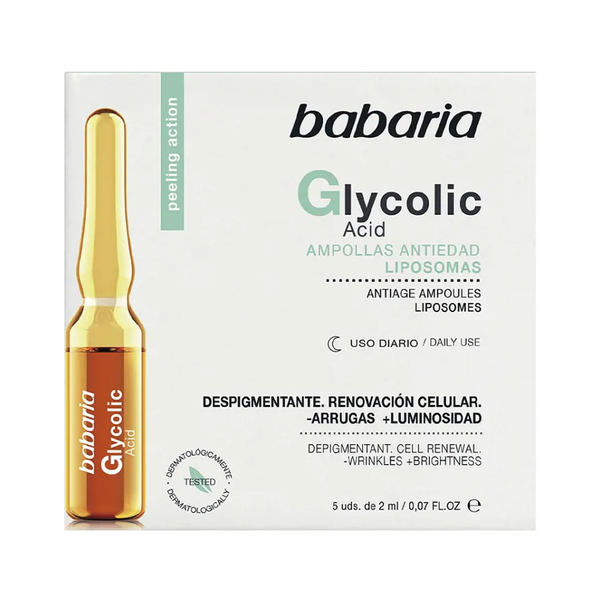 Babaria Glycolic Acid Renovación Celular Ampollas 5 X 2ml – 2